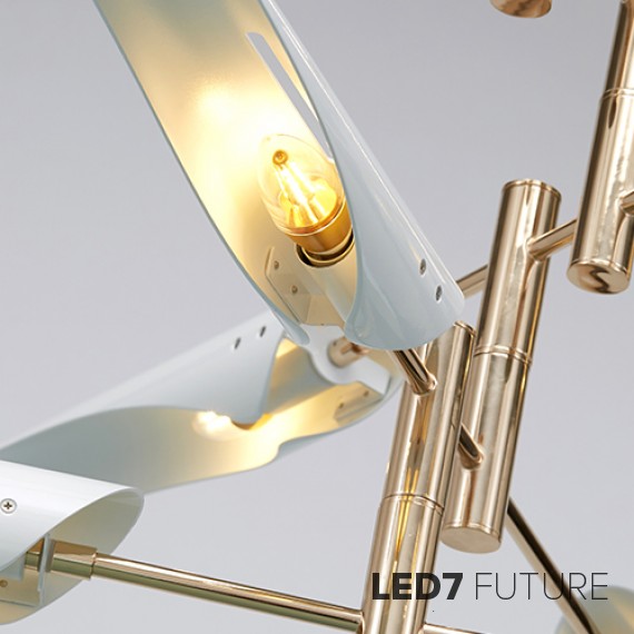 Loft Industry Modern - Plane Wings Chandelier